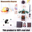 Lego Demon Slayer Tanjiro e Nezuko | Blocos de Montar Colecionável