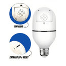 Câmera Espiã Robô Lâmpada Giratória 360° Wi-Fi Full HD e Rastreamento de Movimento | 🔒 SEGURANÇA MÁXIMA SEM FIOS!