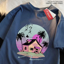 Camiseta Kame House Dragon Ball| Estilo Retrô, 100% Algodão e Loose Fit