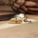 Anéis colecionáveis harry potter hogwarts e folhagem mágica (vendidos separadamente ou o par)