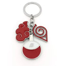 Kit Chaveiros Naruto Akatsuki e Konoha | Modelo Metálico