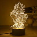 Luminária LED Dragon Ball  Z | Decoração Quarto Gamer/Anime