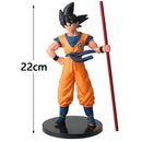 Action Figure Goku Bastão Mágico | Modelo Clássico Dragon Ball | 22cm