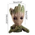 Action figure | mini baby groot  guardiões da galáxia para decoração | vaso de planta