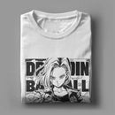 Camiseta Androide 18 Dragon Ball Z (Estilo Mangá) | 100% Algodão Unissex