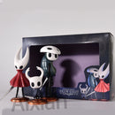 Kit 3 Figuras Hollow Knight 12cm | Set Hornet, Cavaleiro Vazio e Companheiro