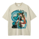 Camiseta unissex vintage gyzeppe (jojo's bizarre adventure)