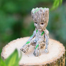 Action figure | mini baby groot  guardiões da galáxia para decoração | vaso de planta