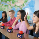 Buzzer de Resposta para Jogos de Quiz | Botão de Alarme com Luz e Som (Vermelho)