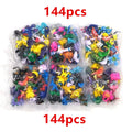 Conjunto completo de miniaturas Pokémon Takara Tomy | 1-144 PCS