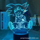 Abajur 3D LED Dragon Ball Z | Luminária Dragon Ball, Decoração Perfeita para Fãs