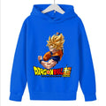 Moletom Infantil Dragon Ball Super Goku SSJ | Com Capuz, Unissex, 3 a 14 Anos