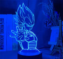 Abajur 3D LED Dragon Ball Z | Luminária Dragon Ball, Decoração Perfeita para Fãs