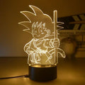 Luminária LED Dragon Ball  Z | Decoração Quarto Gamer/Anime
