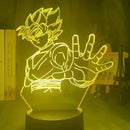 Luminária LED Dragon Ball  Z | Decoração Quarto Gamer/Anime