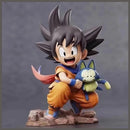 Action Figure Goku Criança com Puar | Dragon Ball Z