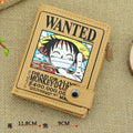 Carteira dobrável One Piece símbolo Chapéu de Palha e caveira Luffy