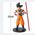 Action Figure Goku Bastão Mágico | Modelo Clássico Dragon Ball | 22cm