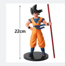 Action Figure Goku Bastão Mágico | Modelo Clássico Dragon Ball | 22cm