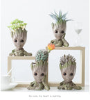 Action figure | mini baby groot  guardiões da galáxia para decoração | vaso de planta