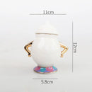 Conjunto de Chá Disney A Bela e a Fera | Bule Madame Samovar e Xícara Zip (Cerâmica/Porcelana)