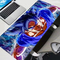 Mousepad Gamer XXL Dragon Ball Z Goku Ultra Instinto | Tapete de Mesa Antiderrapante Grande