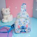 Bolsa Tiracolo Stitch e Angel | Sling Bag Nylon | Lilo & Stitch