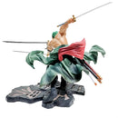 Figura Roronoa Zoro One Piece | Modelo de Ação Três Espadas 10cm