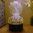 Luminária LED Dragon Ball  Z | Decoração Quarto Gamer/Anime