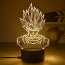 Luminária LED Dragon Ball  Z | Decoração Quarto Gamer/Anime