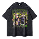 Camiseta unissex vintage gyzeppe (jojo's bizarre adventure)