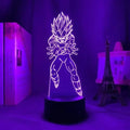 Abajur 3D LED Dragon Ball Z | Luminária Dragon Ball, Decoração Perfeita para Fãs