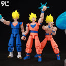 Boneco Articulado Dragon Ball Z | 30+ Pontos de Articulação e Peças Intercambiáveis