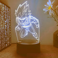 Luminária LED Dragon Ball  Z | Decoração Quarto Gamer/Anime