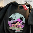 Camiseta Kame House Dragon Ball| Estilo Retrô, 100% Algodão e Loose Fit