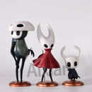 Kit 3 Figuras Hollow Knight 12cm | Set Hornet, Cavaleiro Vazio e Companheiro