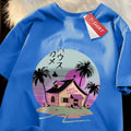 Camiseta Kame House Dragon Ball| Estilo Retrô, 100% Algodão e Loose Fit