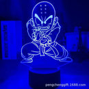 Abajur 3D LED Dragon Ball Z | Luminária Dragon Ball, Decoração Perfeita para Fãs
