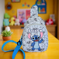 Bolsa Tiracolo Stitch e Angel | Sling Bag Nylon | Lilo & Stitch