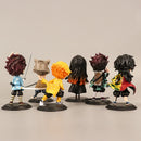 Action Figure KIT Demon Slayer Chibi (6 Peças)