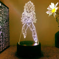 Luminária LED Dragon Ball  Z | Decoração Quarto Gamer/Anime