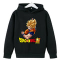 Moletom Infantil Dragon Ball Super Goku SSJ | Com Capuz, Unissex, 3 a 14 Anos