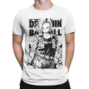 Camiseta Androide 18 Dragon Ball Z (Estilo Mangá) | 100% Algodão Unissex