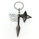 Kit Chaveiros Naruto Akatsuki e Konoha | Modelo Metálico