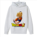 Moletom Infantil Dragon Ball Super Goku SSJ | Com Capuz, Unissex, 3 a 14 Anos