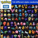 Conjunto completo de miniaturas Pokémon Takara Tomy | 1-144 PCS