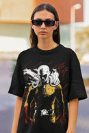 Camiseta Saitama One Punch Man | 100% Algodão, Unissex e Oversized