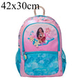 Mochila Escolar Infantil Moana Disney | Lançamento Brilhante Turquesa