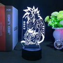 Abajur 3D LED Dragon Ball Z | Luminária Dragon Ball, Decoração Perfeita para Fãs