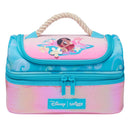 Mochila Escolar Infantil Moana Disney | Lançamento Brilhante Turquesa
